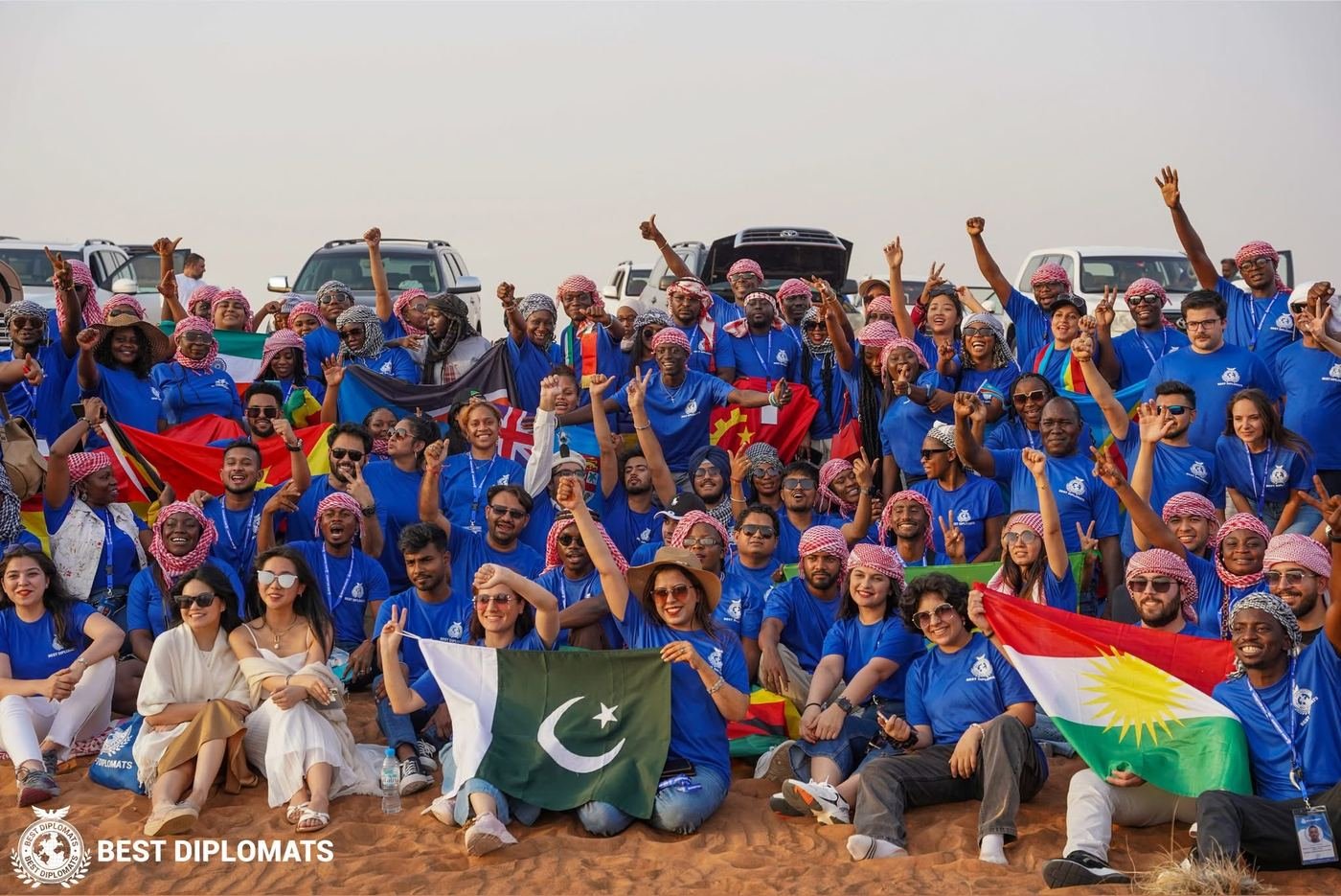 PIFIS group at Dubai desert with global delegates