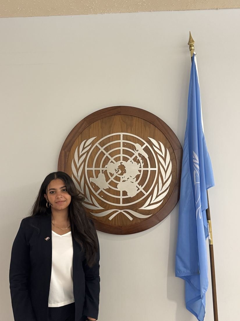 PIFIS delegate at the United Nations emblem